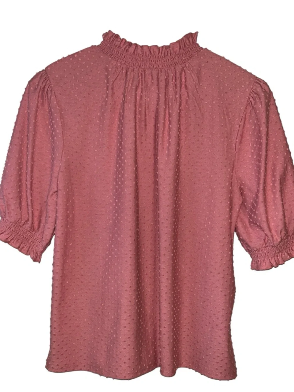 J. Crew Swiss Dot Ruffle Puff Sleeve Blouse Bundle Ballet Core Size Small